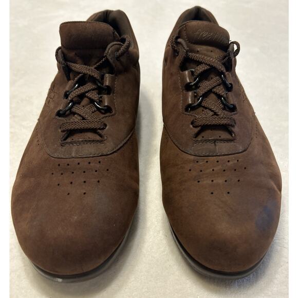 SAS Shoes Free Time Mens 9 D Brown Leather Suede Cushioned Replacement Insole - Picture 2 of 9